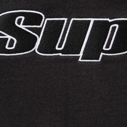 Supreme Overlock Hooded Sweatshirt Black