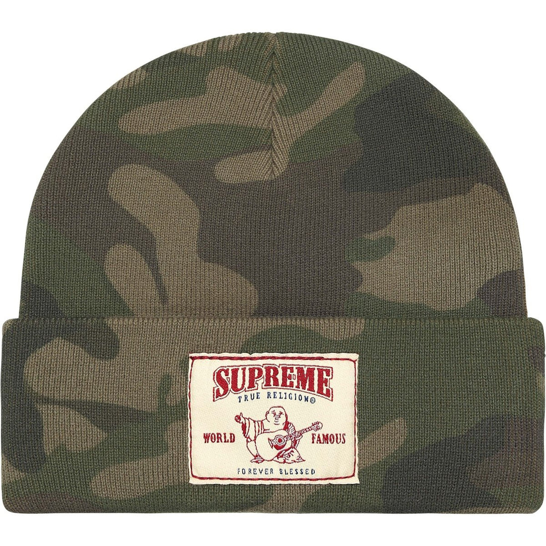 Supreme®/True Religion® Beanie Olive Camo
