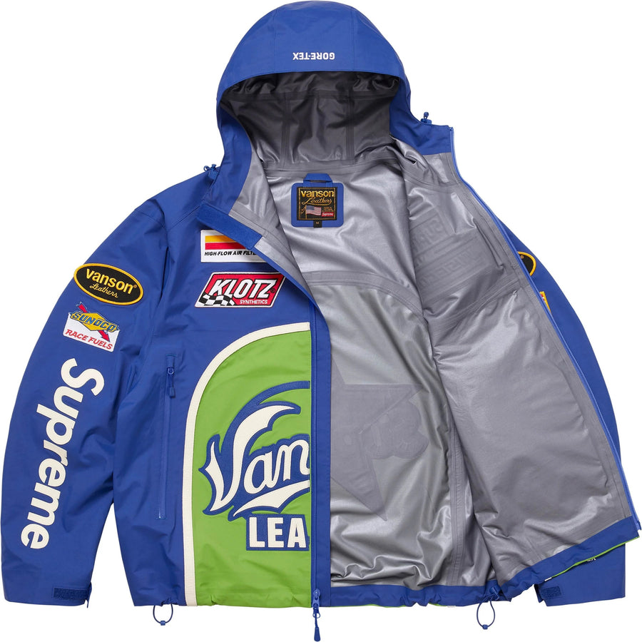 Supreme®/Vanson Leathers®/GORE-TEX Shell Jacket Royal