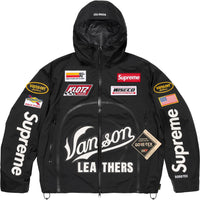Supreme®/Vanson Leathers®/GORE-TEX Shell Jacket Black