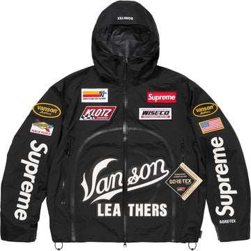 Supreme®/Vanson Leathers®/GORE-TEX Shell Jacket Black