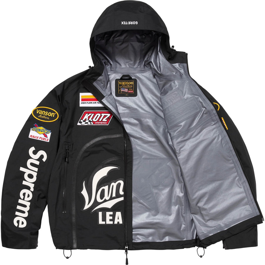 Supreme®/Vanson Leathers®/GORE-TEX Shell Jacket Black