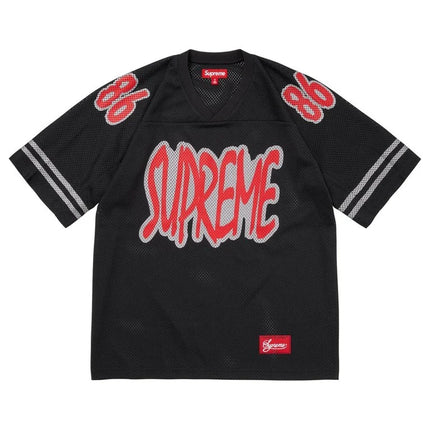 Supreme Reflective Football Jersey Black