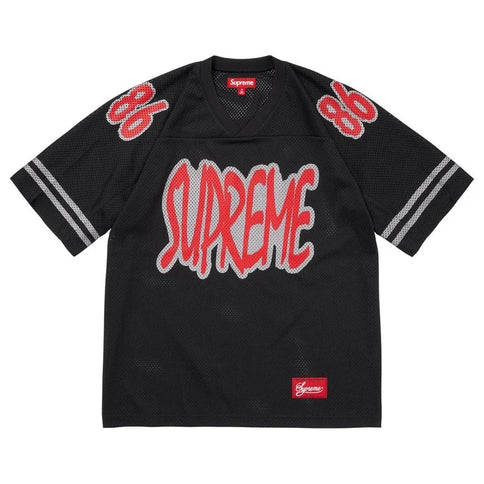 Supreme Reflective Football Jersey Black