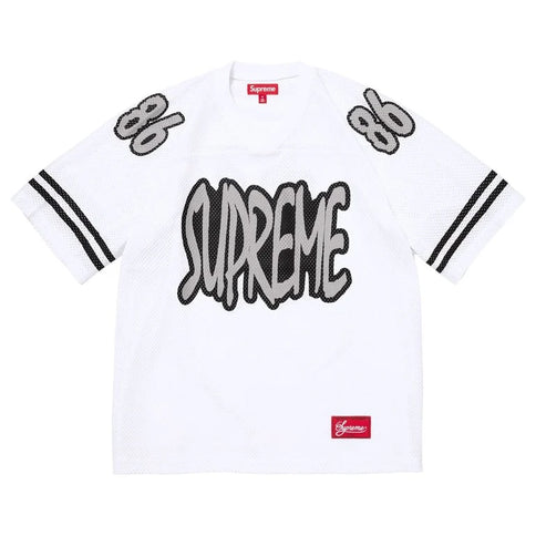 Supreme Reflective Football Jersey White
