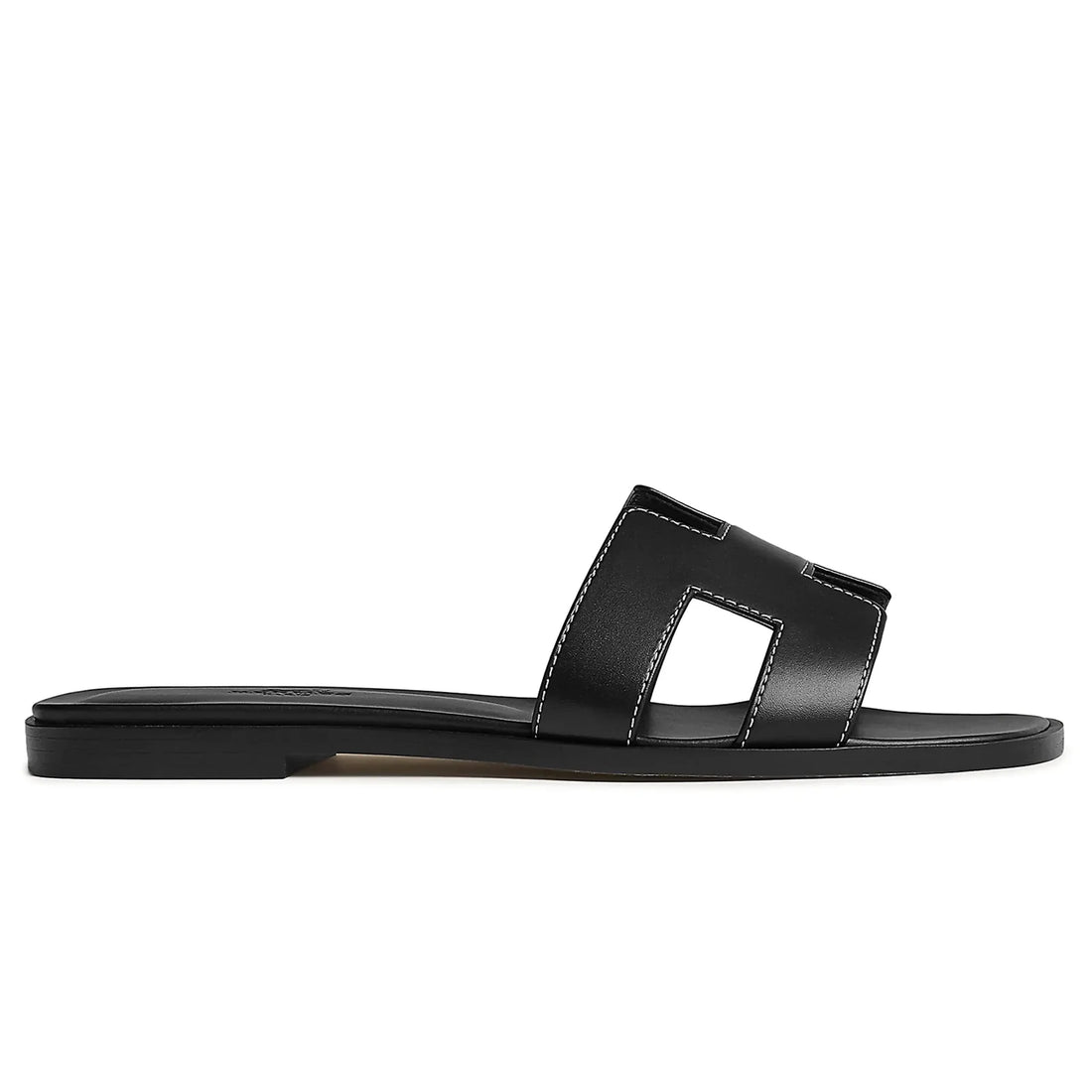 Oran Slide Black w/ White Stitching EU 38 For Madi