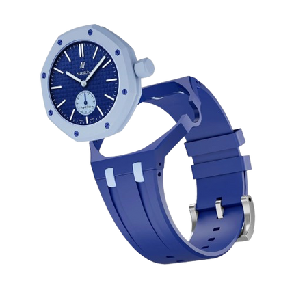 Rubber Watch Strap For AP Royal Pop x Swatch 'LAN BA'