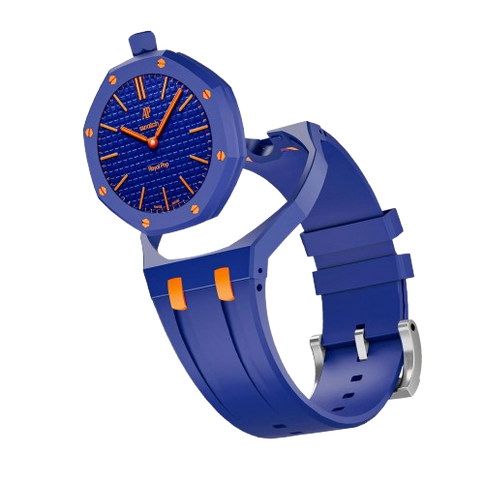 Rubber Watch Strap For AP Royal Pop x Swatch 'Orenji Hachi'