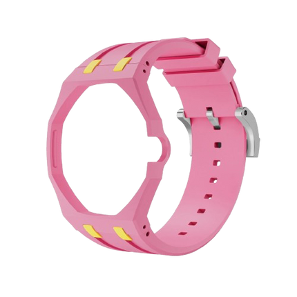 Rubber Watch Strap For AP Royal Pop x Swatch 'OTG Roz'