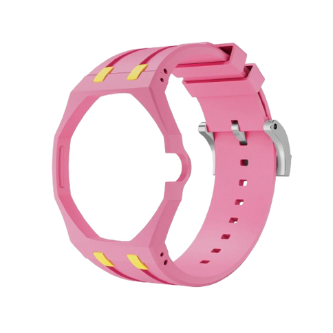 Rubber Watch Strap For AP Royal Pop x Swatch 'OTG Roz'