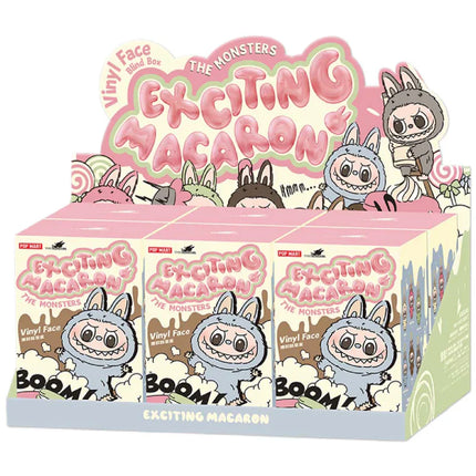 Pop Mart Labubu The Monsters Exciting Macarons Vinyl Face Pendant
