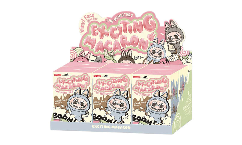 Pop Mart Labubu The Monsters Exciting Macarons Vinyl Face Pendant