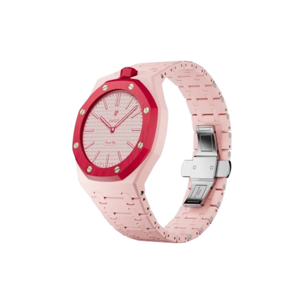 Swatch x Audemars Piguet Bioceramic Royal Pop “Otto Rosso” – Pink Ceramic Strap Included
