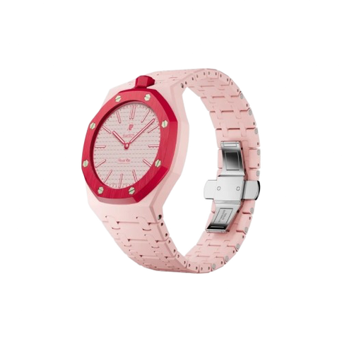 Swatch x Audemars Piguet Bioceramic Royal Pop “Otto Rosso” – Pink Ceramic Strap Included