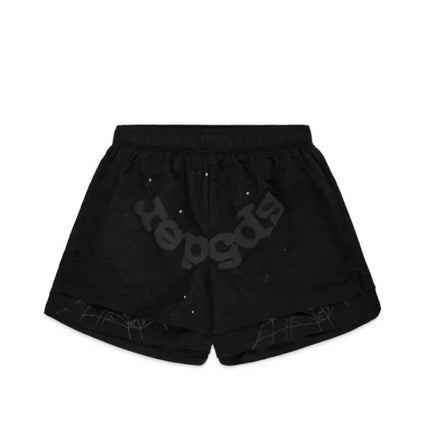 SP5DER OG Web V2 Tee & OG Web Double Layer Short Set Black