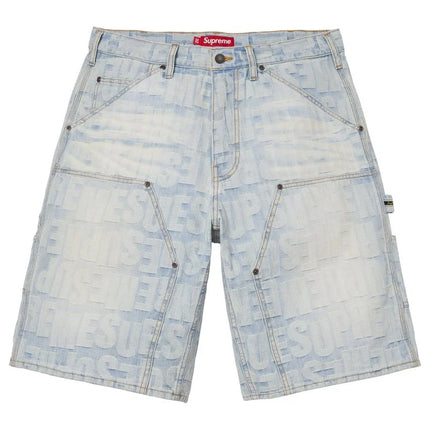 Supreme Repeat Jacquard Double Knee Denim Short