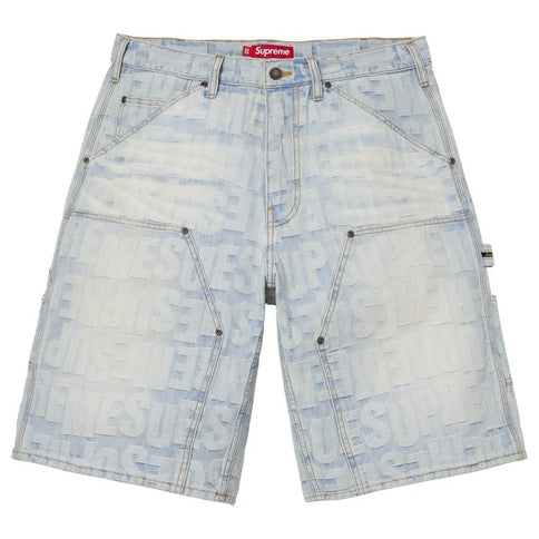 Supreme Repeat Jacquard Double Knee Denim Short