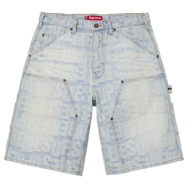 Supreme Repeat Jacquard Double Knee Denim Short – INSTAKICKSZ LTD