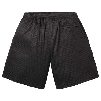Supreme Rhinestone Mesh Short Set Black