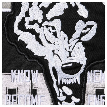 Supreme Warriors Appliqué Zip Up Hooded Sweatshirt