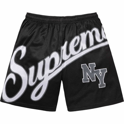 Supreme Big Script Mesh Short 'Black' - INSTAKICKSZ LTD