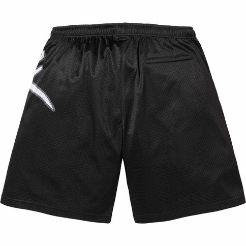 Supreme Big Script Mesh Short 'Black' - INSTAKICKSZ LTD