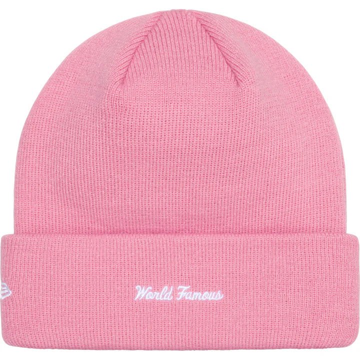 Supreme New Era Box Logo Beanie Dusty Pink - INSTAKICKSZ LTD