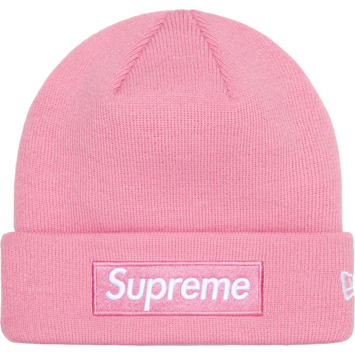 Supreme New Era Box Logo Beanie Dusty Pink - INSTAKICKSZ LTD