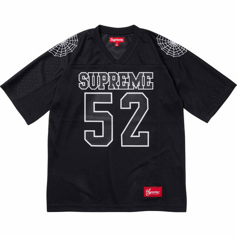 Supreme Spiderweb Football Jersey Black BLACK FRIDAY - INSTAKICKSZ LTD