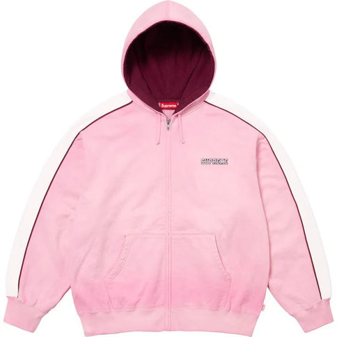 Supreme State Zip Up Hooded Sweatshirt 'Pink' - INSTAKICKSZ LTD