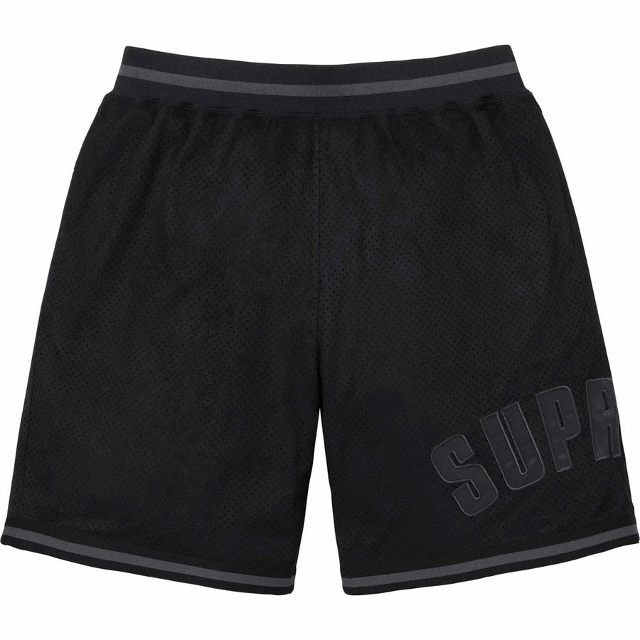 Supreme Ultrasuede Mesh Baseball Jersey and Short Set Black - INSTAKICKSZ LTD