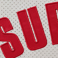 Supreme Ultrasuede Mesh Baseball Jersey Grey - INSTAKICKSZ LTD