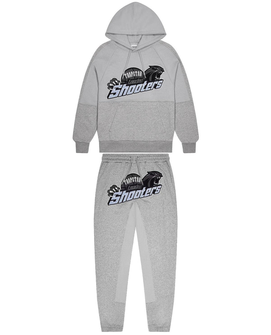 Trapstar Shooters Panel Tracksuit - Grey/Blue - INSTAKICKSZ LTD