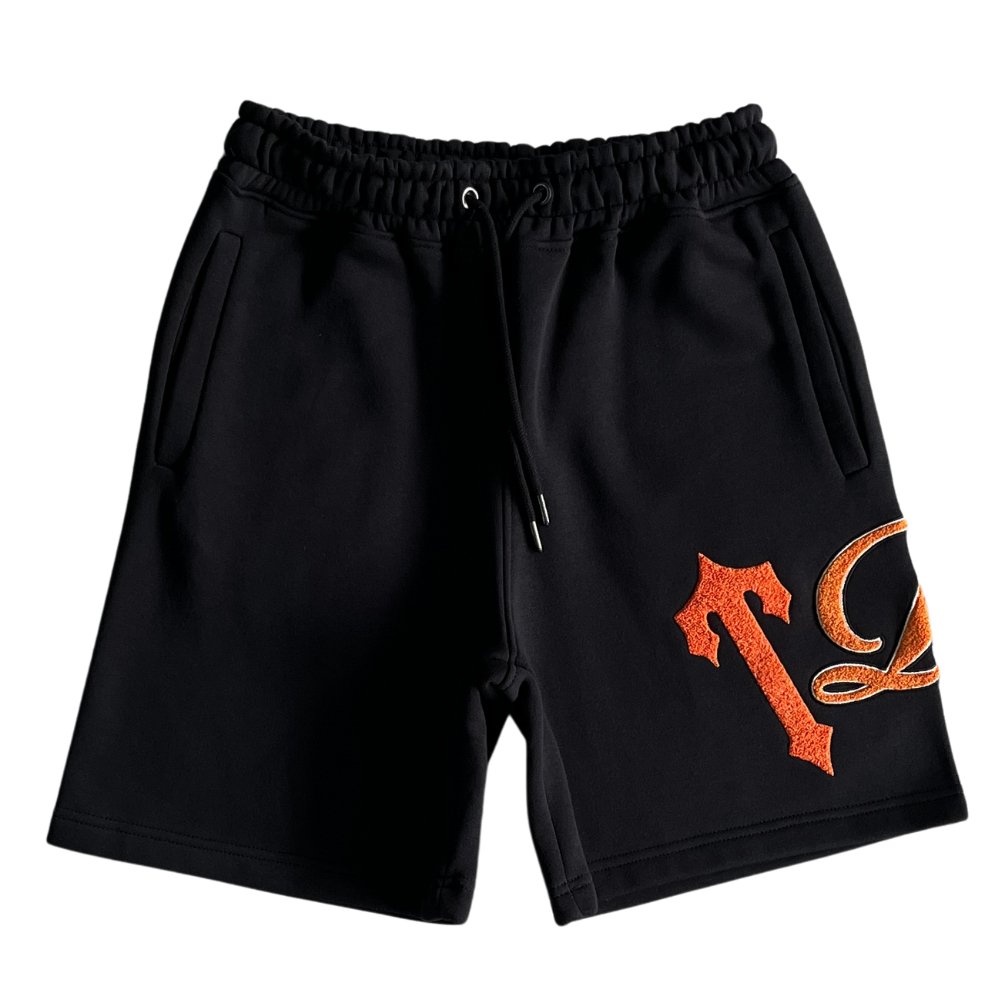 Trapstar TRP Short Set – Black/Orange - INSTAKICKSZ LTD