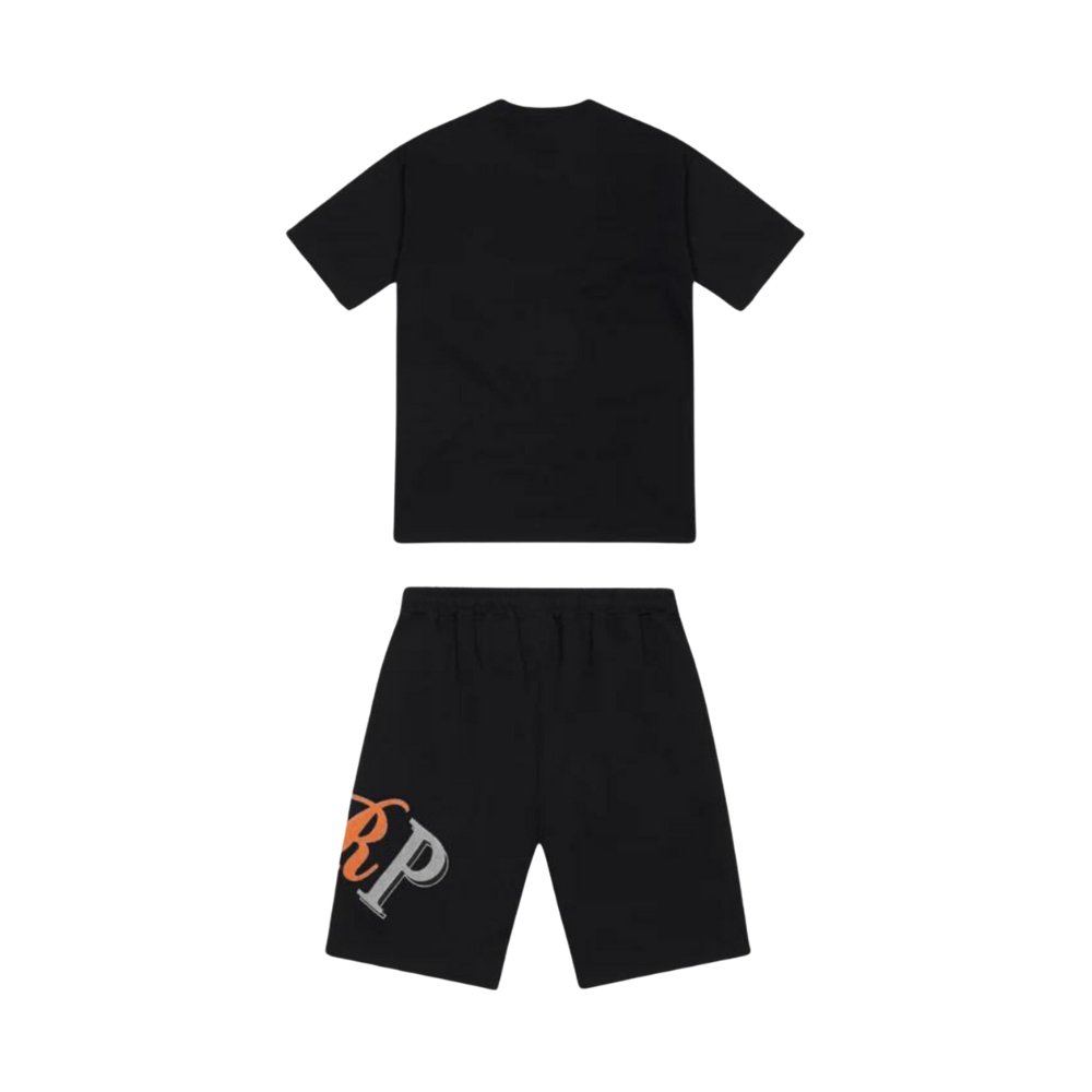 Trapstar TRP Short Set – Black/Orange - INSTAKICKSZ LTD