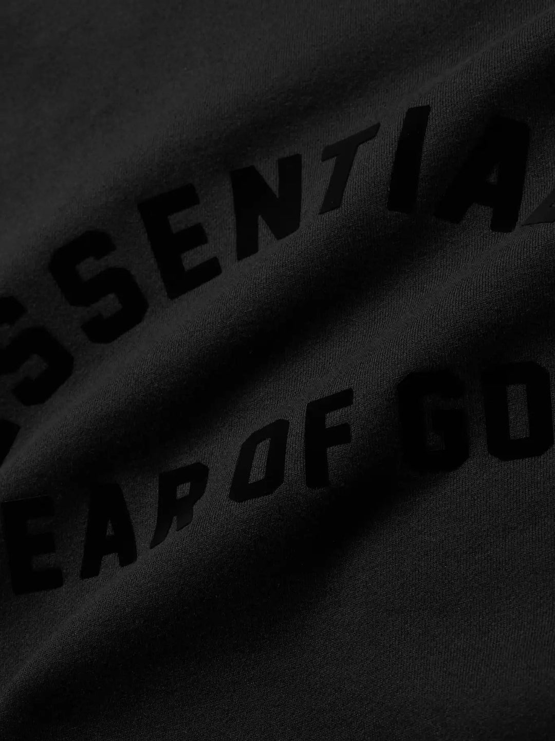 Fear Of God Essentials Jet Black Hoodie - INSTAKICKSZ LTD