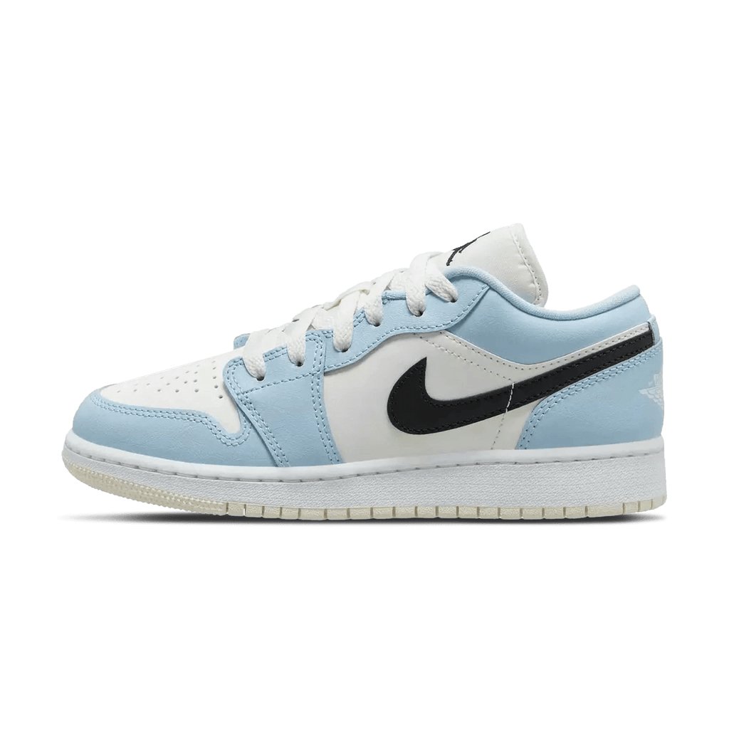 Jordan 1 Low Ice Blue Black (GS) - INSTAKICKSZ LTD