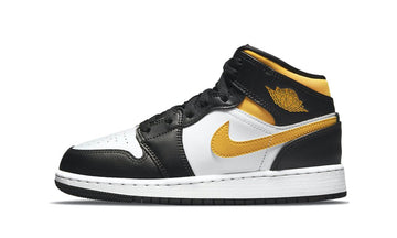 Jordan 1 Mid White Pollen Black (GS) - INSTAKICKSZ LTD