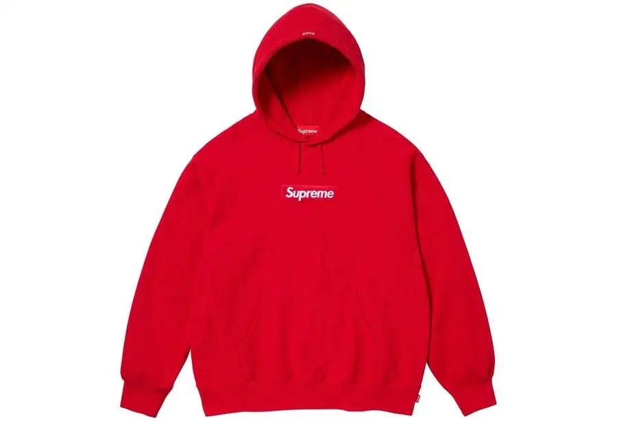 Supreme Box Logo Hooded Sweatshirt Red (FW23) - INSTAKICKSZ LTD