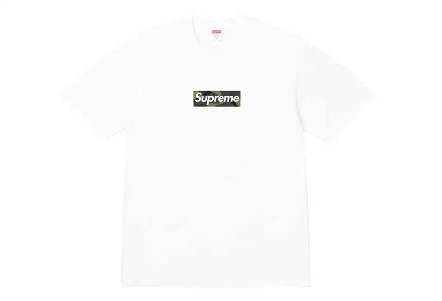 Supreme Box Logo Tee White (FW23) - INSTAKICKSZ LTD