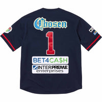Supreme Chosen One Baseball Jersey Navy - INSTAKICKSZ LTD