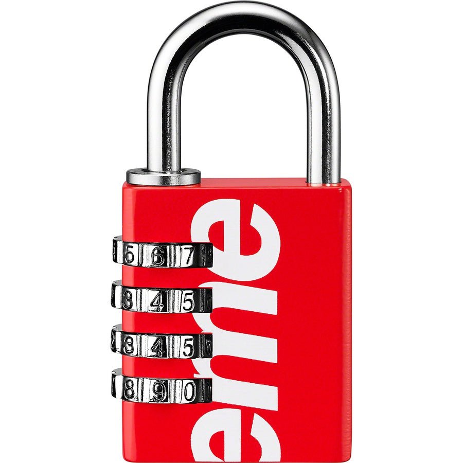 Supreme x Master Lock Padlock Red (SS19) - INSTAKICKSZ LTD