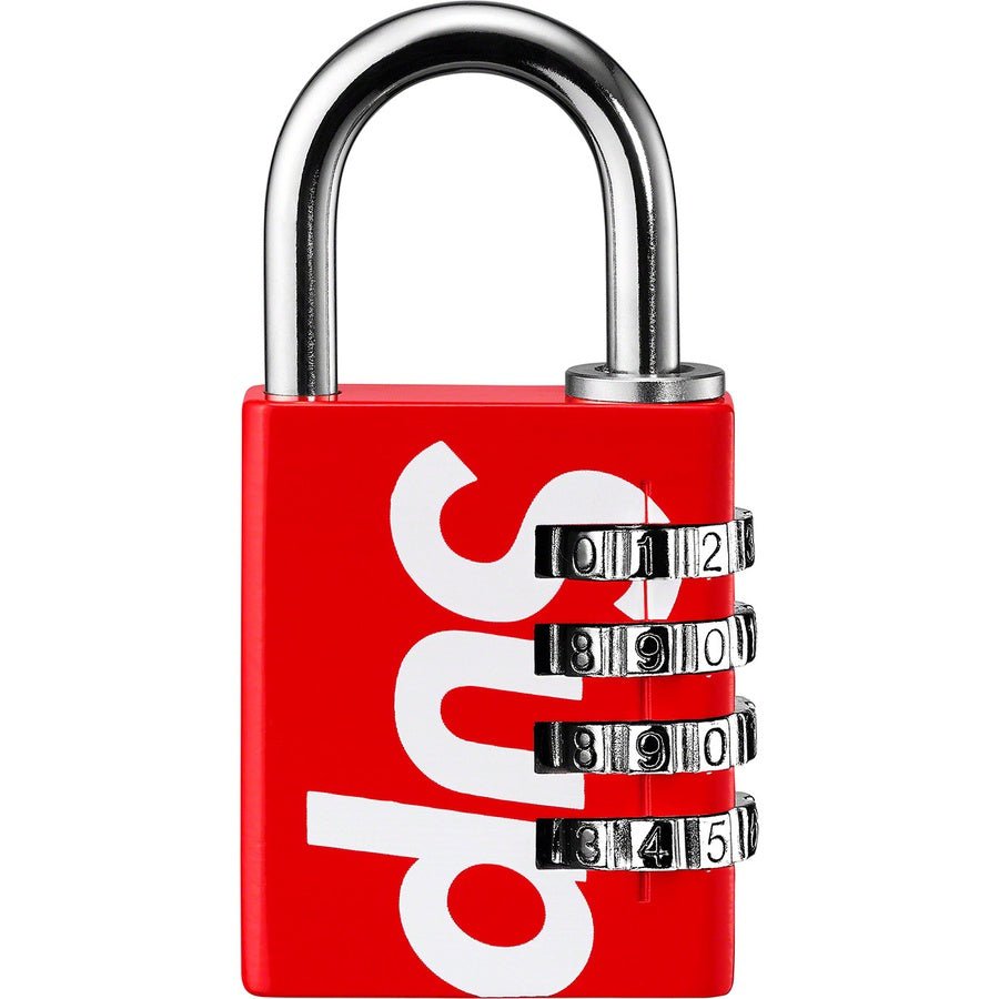 Supreme x Master Lock Padlock Red (SS19) - INSTAKICKSZ LTD