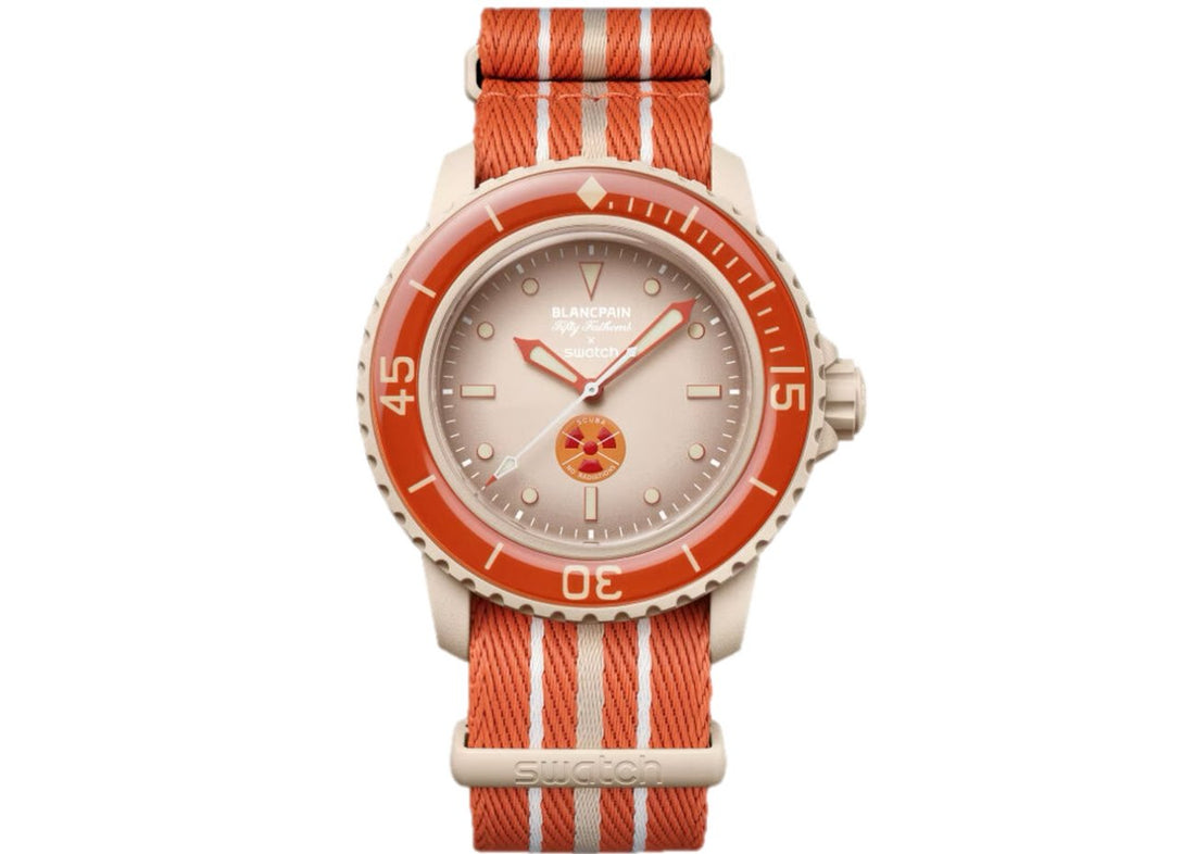 Swatch X Blancpain Bioceramic Scuba Fifty Fathoms Arctic Ocean (SO35N100) - INSTAKICKSZ LTD