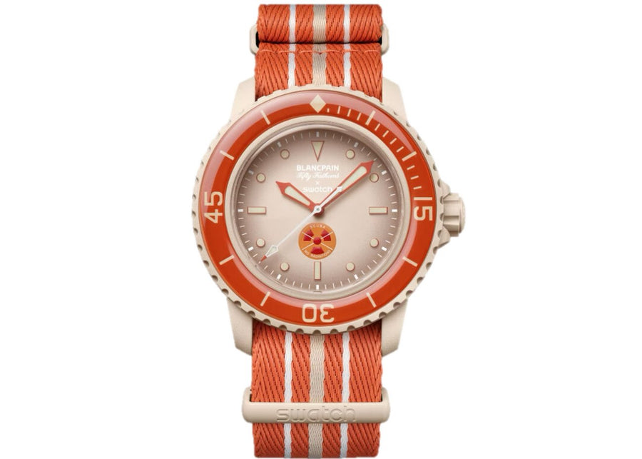 Swatch X Blancpain Bioceramic Scuba Fifty Fathoms Arctic Ocean (SO35N100) - INSTAKICKSZ LTD