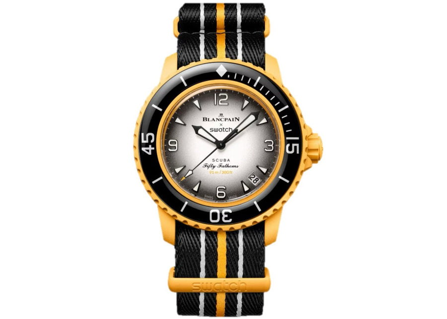 Swatch X Blancpain Bioceramic Scuba Fifty Fathoms Pacific Ocean (SO35P100) - INSTAKICKSZ LTD