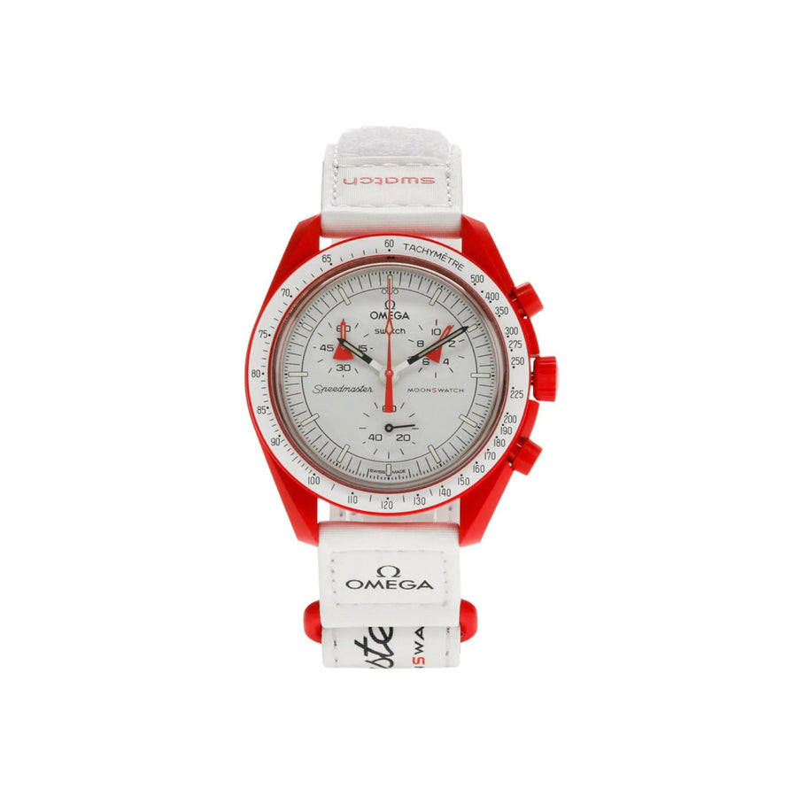 Swatch x Omega Bioceramic Moonswatch Mission to Mars (SO33R100) - INSTAKICKSZ LTD