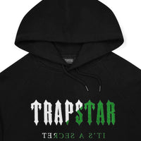Trapstar Decoded Chenille Hooded Tracksuit - Black/Green - INSTAKICKSZ LTD