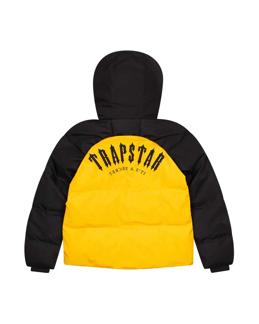 Trapstar Irongate Arch Puffer AW23 - Yellow / Black - INSTAKICKSZ LTD